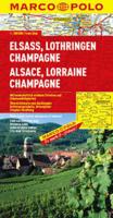 Alsace, Lorraine, Champagne Marco Polo Map