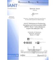 Joint 2nd Workshop On Positioning, Navigation and Communication 2005 (Wpnc '05) and 1st Ultra-wideband Expert Talk 2005 (Uet '05)