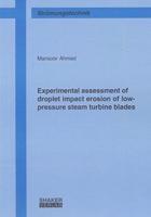 Experimental Assessment of Droplet Impact Erosion of Low-pressure Steam Tur