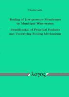Fouling of Low-Pressure Membranes by Municipal Wastewater