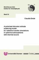 A Polarized Discrete Ordinate Scattering Model for Radiative Transfer Simulations in Spherical Atmospheres With Thermal Source