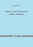 Aspects of the Concern for Relative Standing