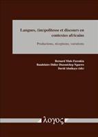 Langues, (Im)Politesse Et Discours En Contextes Africains