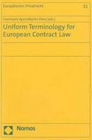 Uniform Terminology for European Contract Law