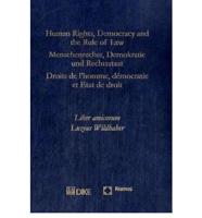 Human Rights, Democracy and the Rule of Law - Menschenrechte