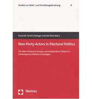 Non-Party Actors in Electoral Politics