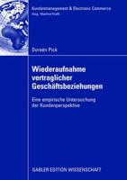 Wiederaufnahme Vertraglicher Geschäftsbeziehungen