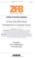 50 Years After MM: Recent Developments in Corporate Finance