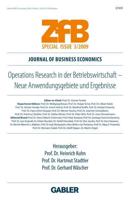 Operations Research in Der Betriebswirtschaft