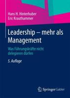 Leadership — Mehr Als Management
