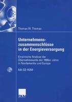 Unternehmenszusammenschlüsse in Der Energieversorgung