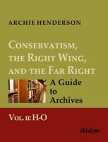 Henderson, A: Conservatism, the Right Wing, and the Far Righ