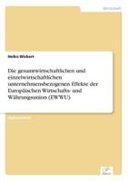 Die gesamtwirtschaftlichen und einzelwirtschaftlichen unternehmensbezogenen Effekte der Europäischen Wirtschafts- und Währungsunion (EWWU)