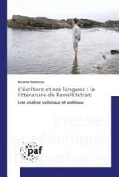 L'écriture et ses langues : la littérature de Panaït Istrati