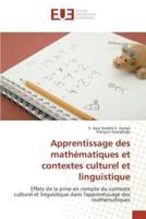 Apprentissage des mathématiques et contextes culturel et linguistique