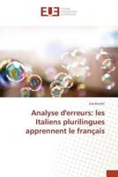 Analyse derreurs: les Italiens plurilingues apprennent le français