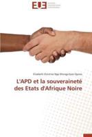 L'apd et la souveraineté des etats d'afrique noire