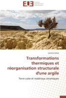 Transformations thermiques et réorganisation structurale d'une argile