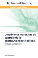 L'expérience marocaine du contrôle de la constitutionnalité des lois