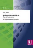 Management Consulting in Family Businesses