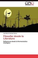 Filosofar desde la Literatura