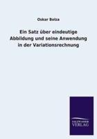 Ein Satz über eindeutige Abbildung und seine Anwendung in der Variationsrechnung