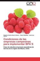 Condiciones de las empresas campesinas para implementar BPA`S