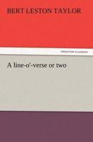 A line-o'-verse or two