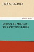 Erklärung der Menschen- und Bürgerrechte. English