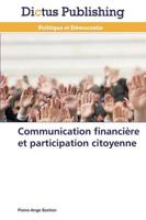 Communication financière et participation citoyenne