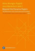 Beyond the Panama Papers. The Performance of EU Good Governance Promotion