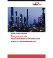 Programas de Mantenimiento Predictivo