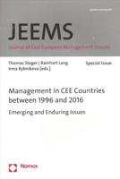 Management in Cee Countries Between 1996 and 2016