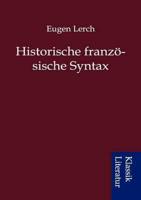 Historische Franz Sische Syntax
