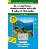 Hiking Maps of the Austrian Alps. Bludenz, Klostertal, Montafon