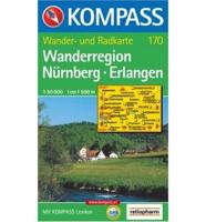 170: Nurnberg - Erlangen Wanderregion 1:50, 000