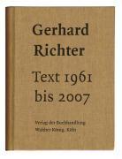 GERHARD RICHTER TEXT 1961 2007 PB