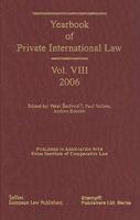 Yearbook of Private International Law: Volume VIII (2006)