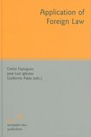 Application of Foreign Law