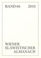 Wiener Slawistischer Almanach Band 66/2010