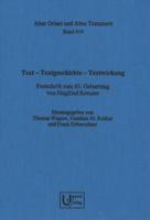 Text - Textgeschichte - Textwirkung Text - Textgeschichte - Textwirkung