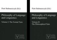Philosophy of Language & Linguistics: 2-Volume Set