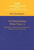 On Determining What There is
