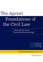 Apriori Foundations of the Civil Law