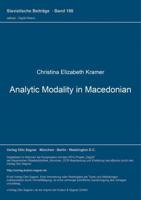 Analytic Modality in Macedonian