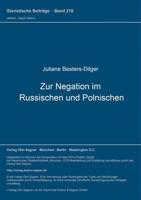 Zur Negation Im Russischen Und Polnischen