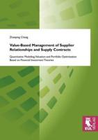 Value-Based Management of Supplier