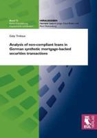 Analysis of Non-Compliant Loans in German Synthetic Mortgage-Backed Securities Transactions