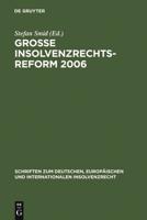 Groe Insolvenzrechtsreform 2006