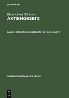 Mitbestimmungsgesetz; §§ 118-149